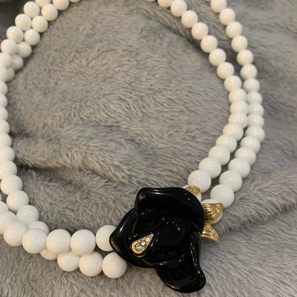 Vintage Signed Kjl Kenneth Jay Lane For Avon Midn… - image 1